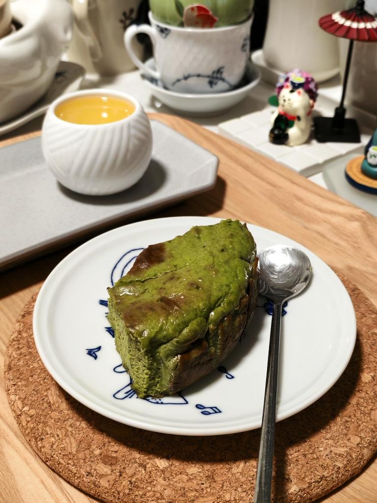 流心抹茶巴斯克芝士蛋糕