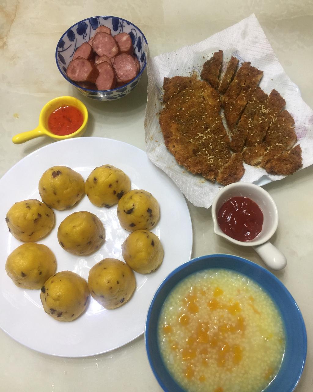 奶香枣窝头