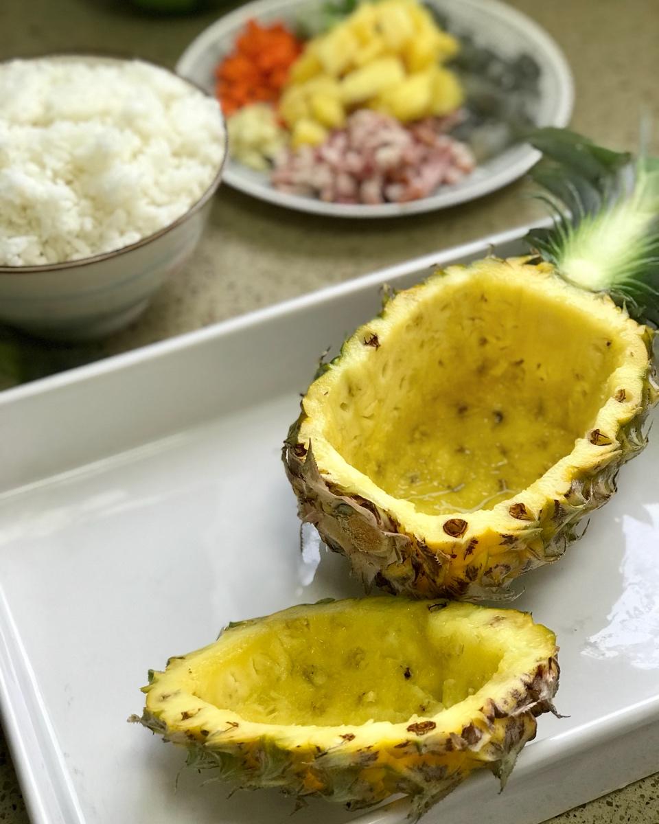 虾仁菠萝炒饭