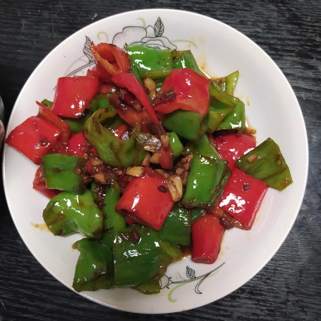 超级开胃菜～豆瓣酱炒辣椒