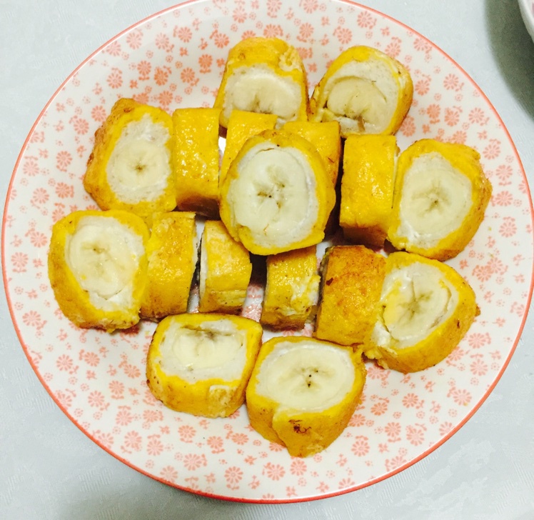 香蕉吐司卷