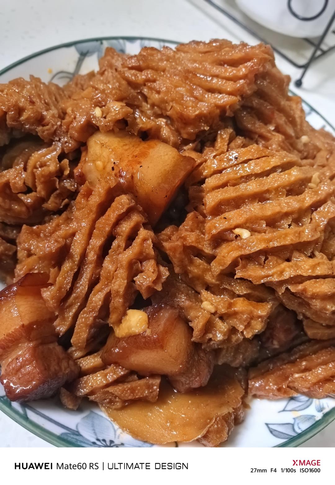 兰花干炖肉