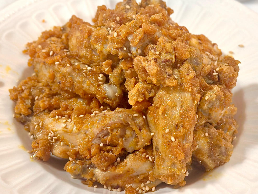 金沙鸡翅【咸蛋黄焗鸡翅】