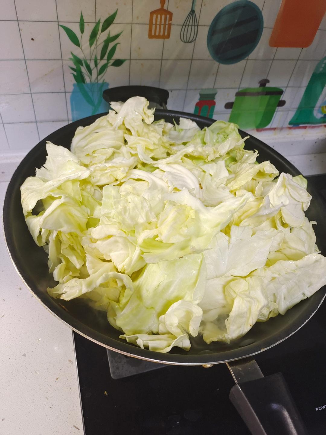 百分百出锅巴！【五花肉包菜锅巴饭】