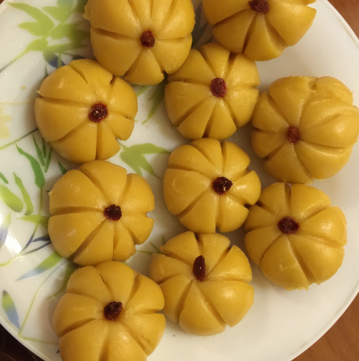 我们爱豆豆做的q弹小南瓜玉米饼