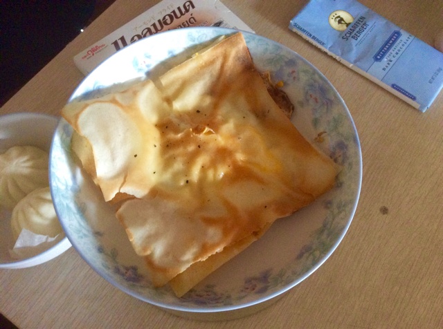 煎火腿奶酪蛋饼