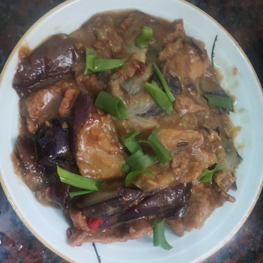 少油版茄子炒肉