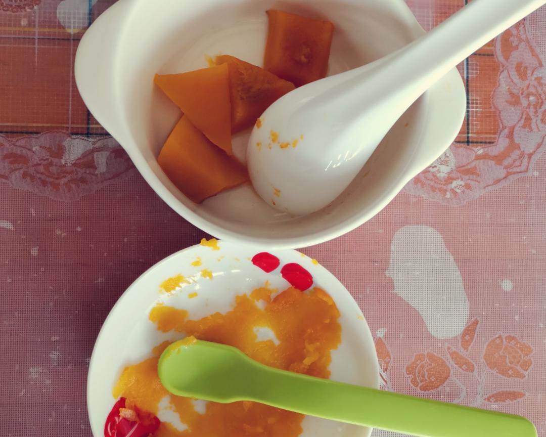 宝宝辅食:贝贝南瓜泥（6个月）