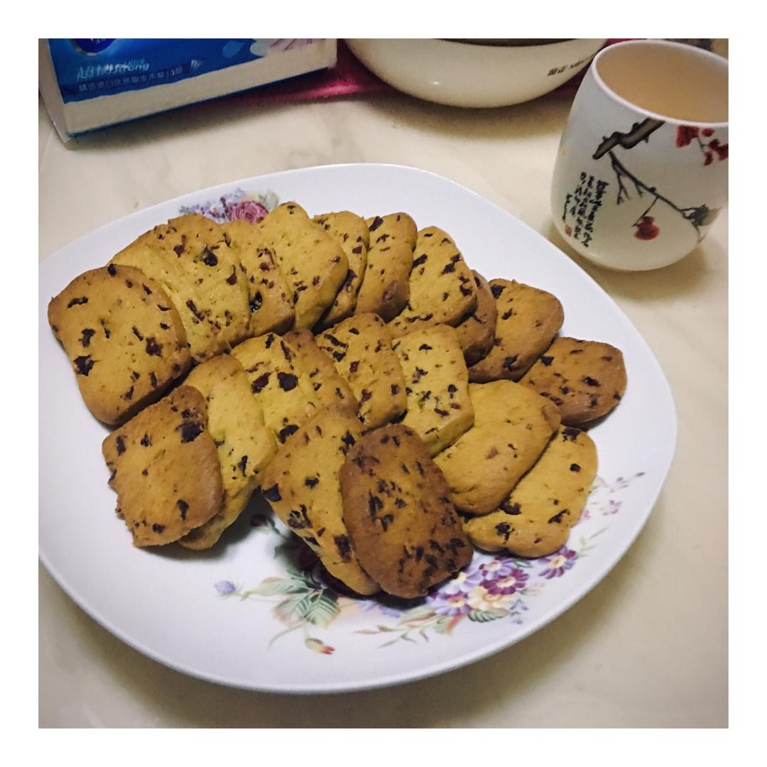 抹茶蔓越莓饼干