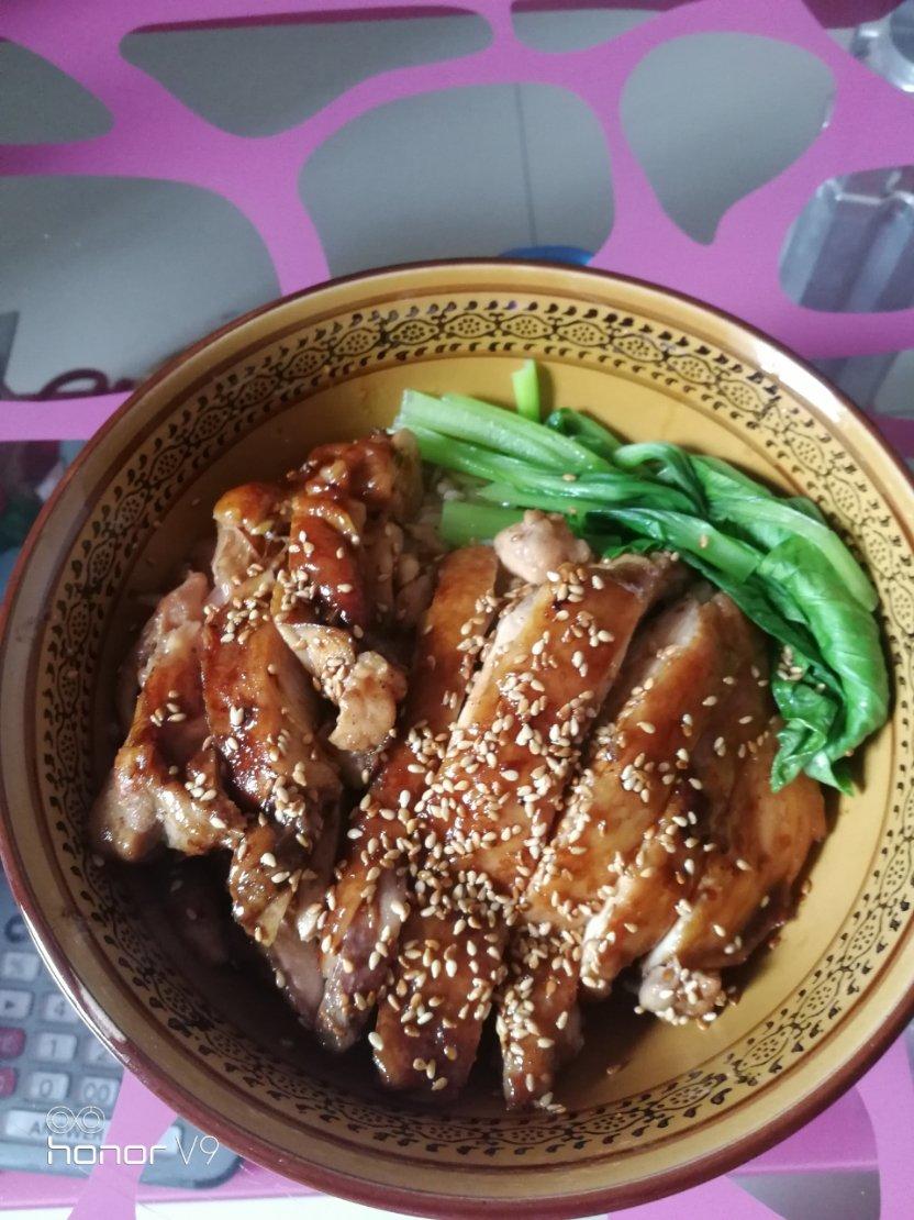 照烧鸡腿饭