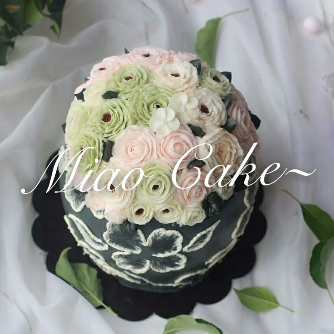 小麦子自创韩式裱花奶酪霜