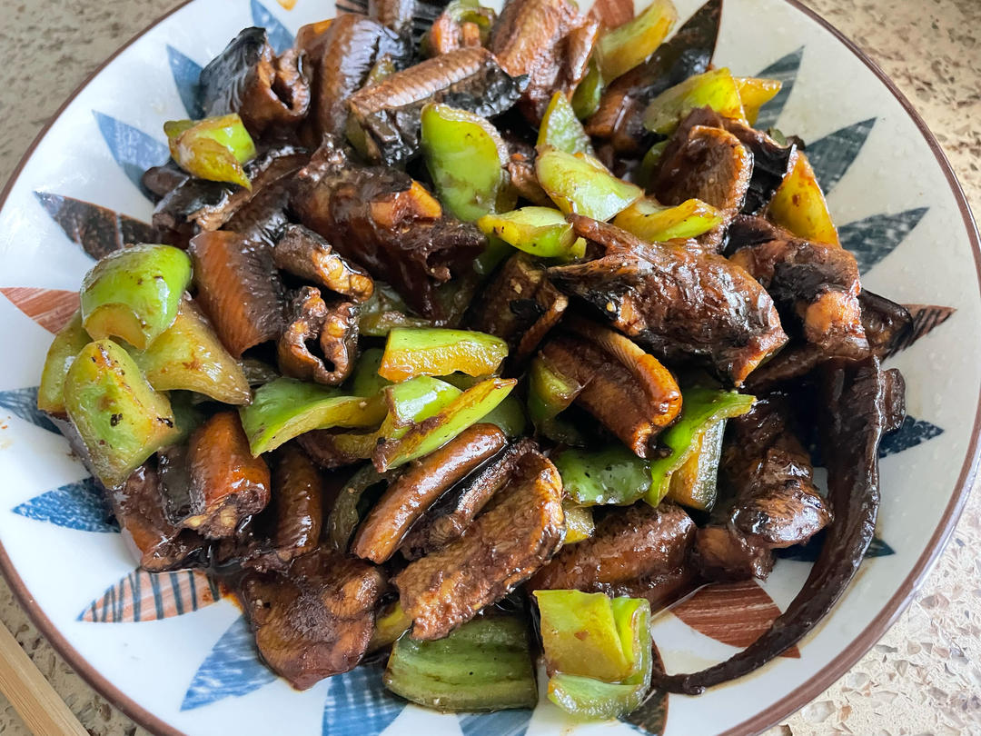 青椒炒鳝背