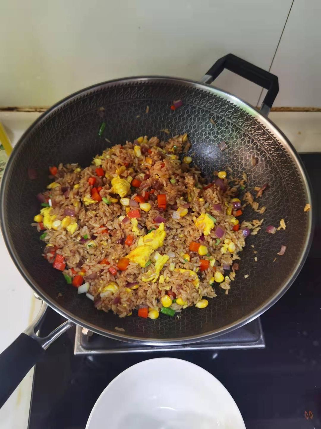 腊肠炒饭