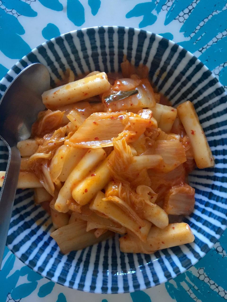 韩式泡菜辣炒年糕