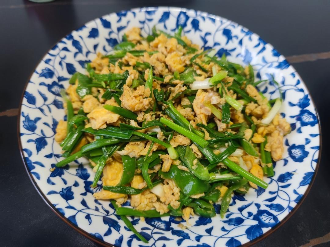 小葱青椒鸭蛋
