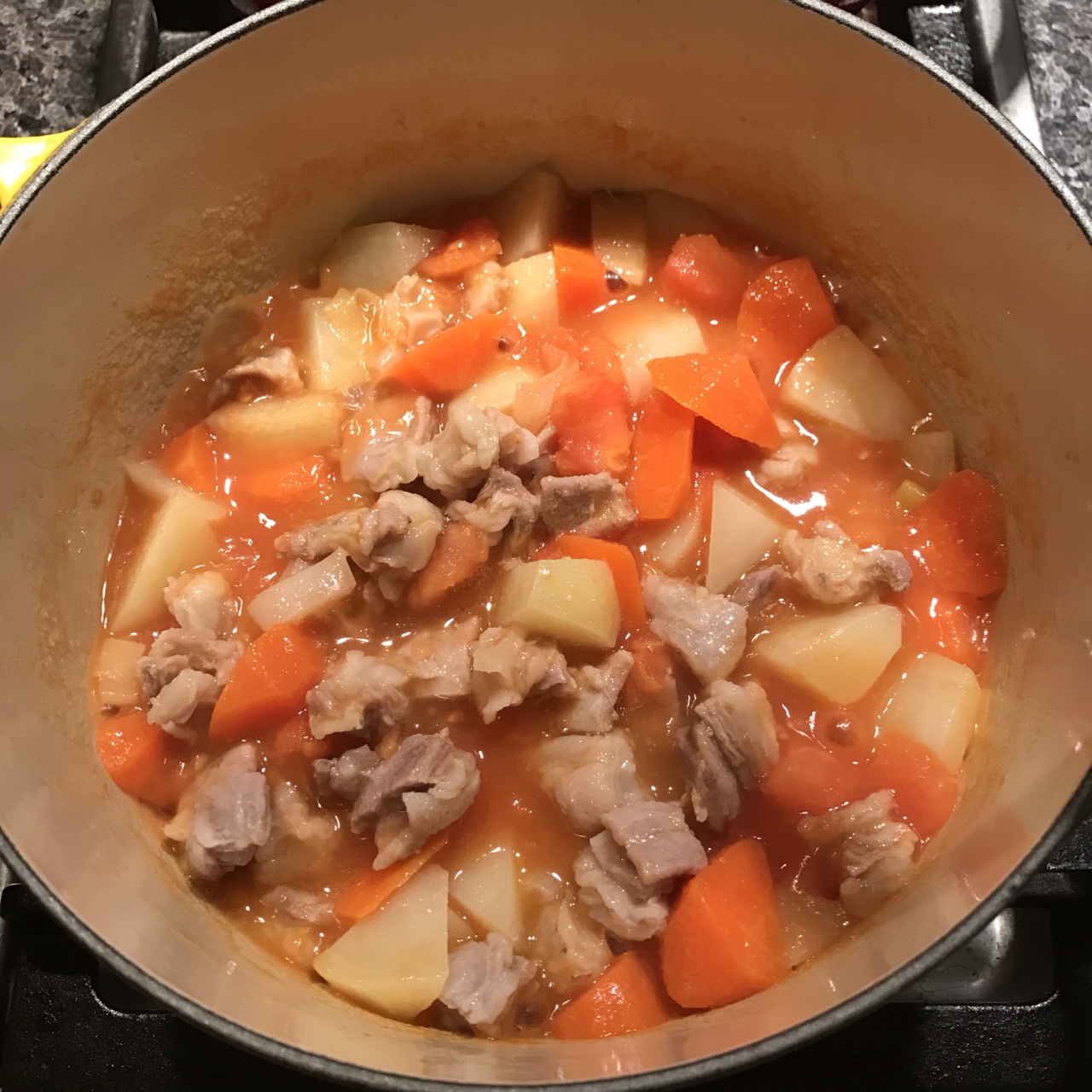 根茎蔬菜羊肉汤的做法 步骤6