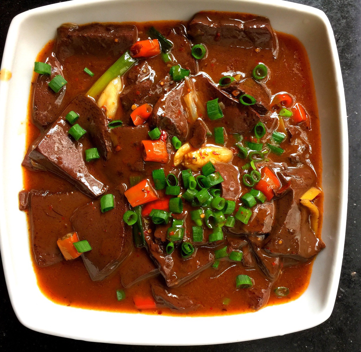 傻哥668554做的葱烧羊血