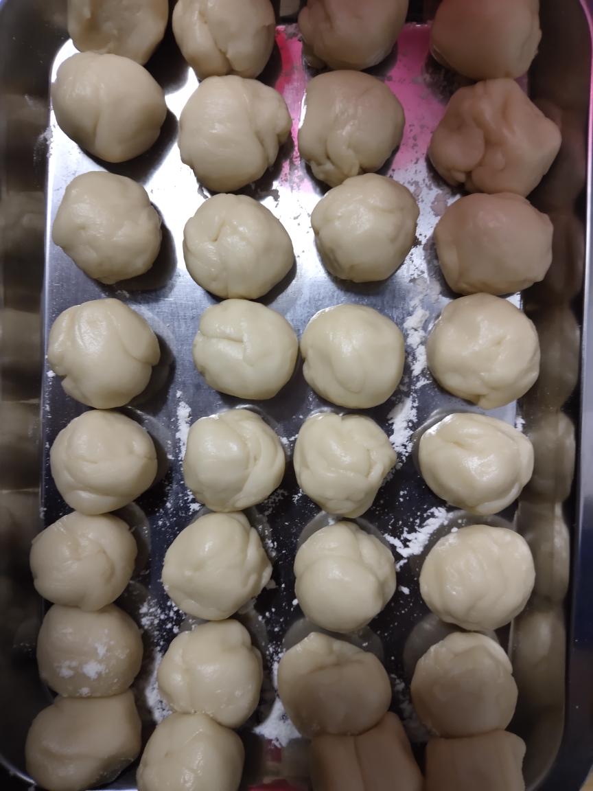 酥皮绿豆饼   酥得掉渣渣