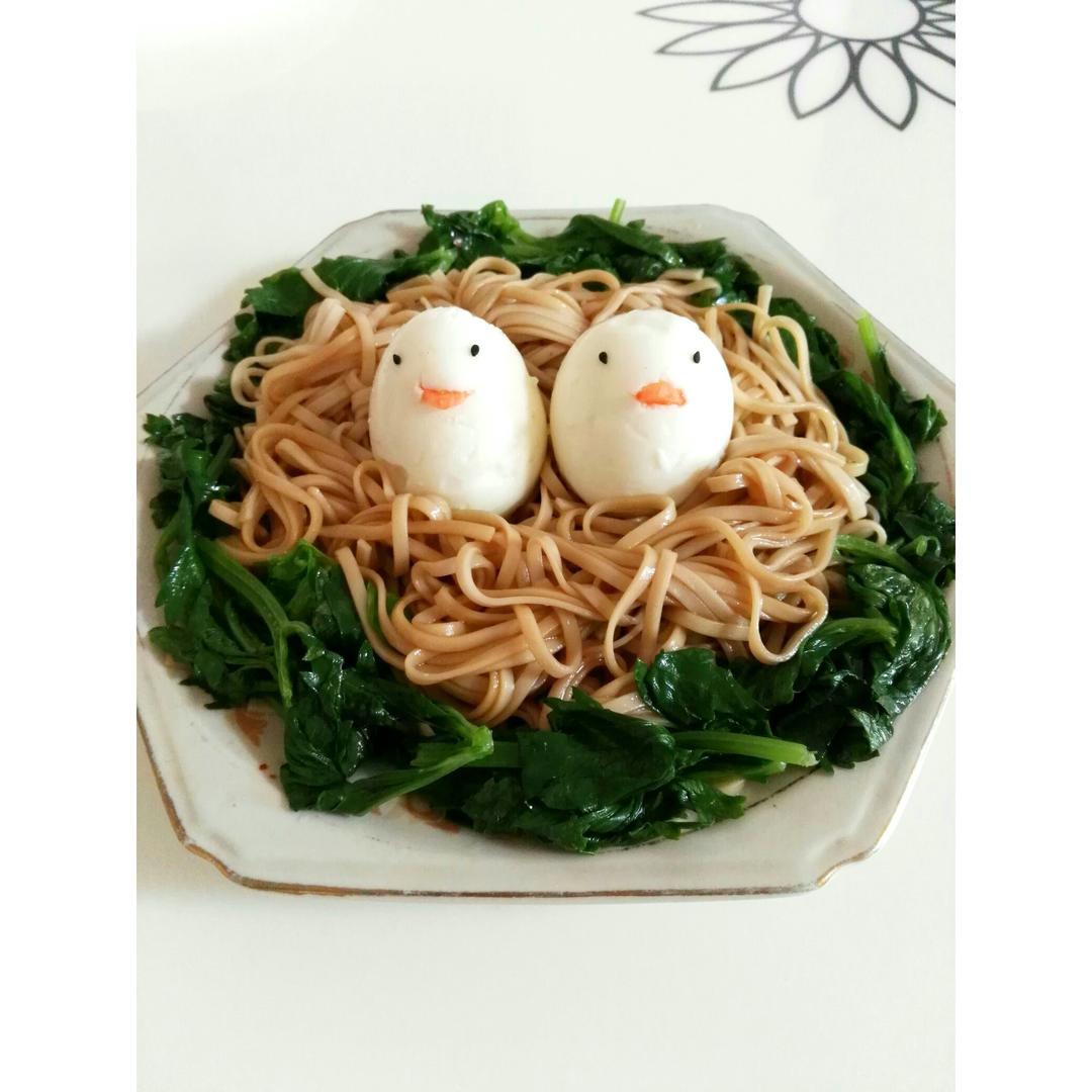 饥饿的小鸟面条