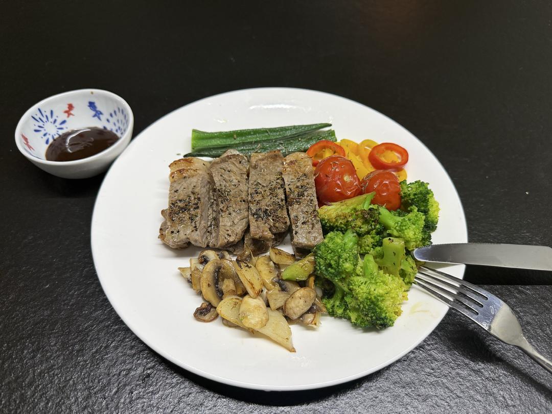 这么做厚切西冷牛排，不香吗