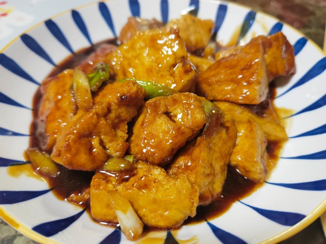 大葱烧豆腐