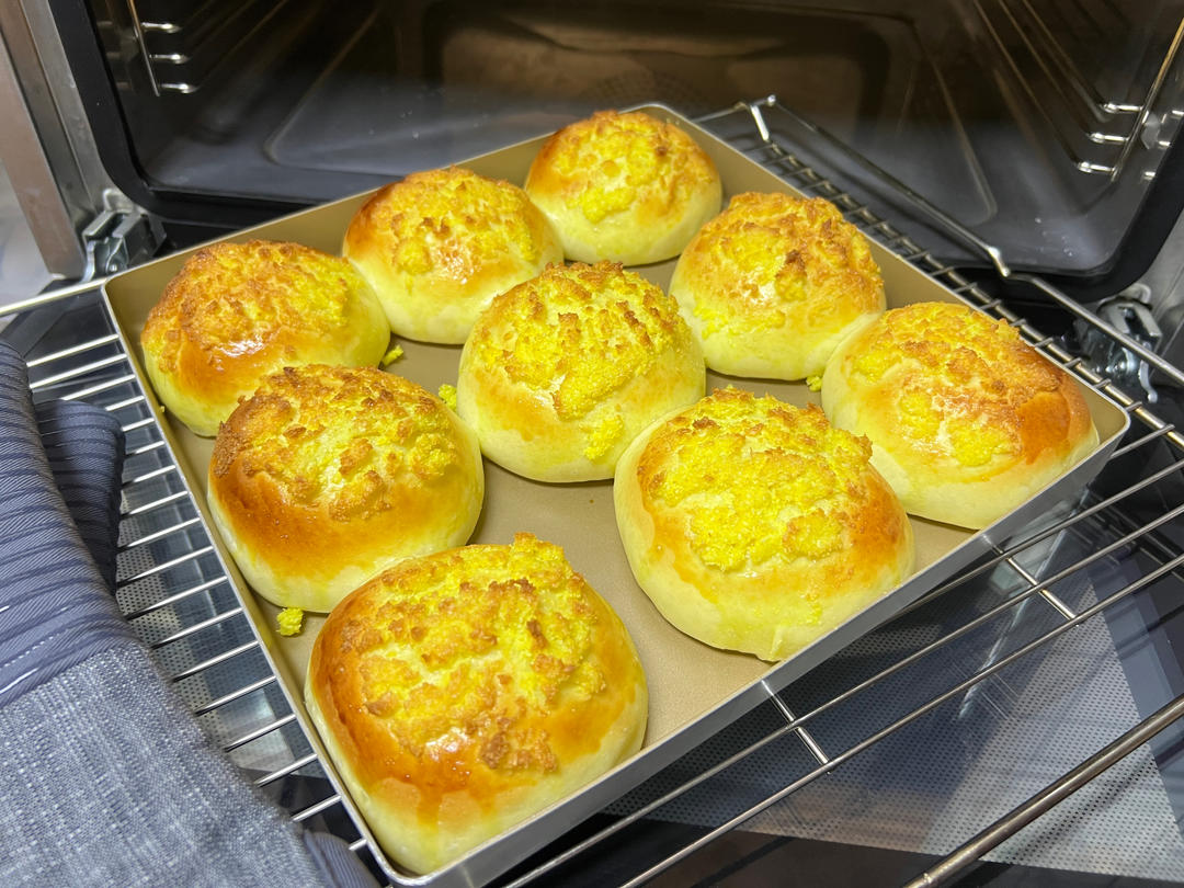 椰蓉小餐包（一次发酵，甜香煊软）
