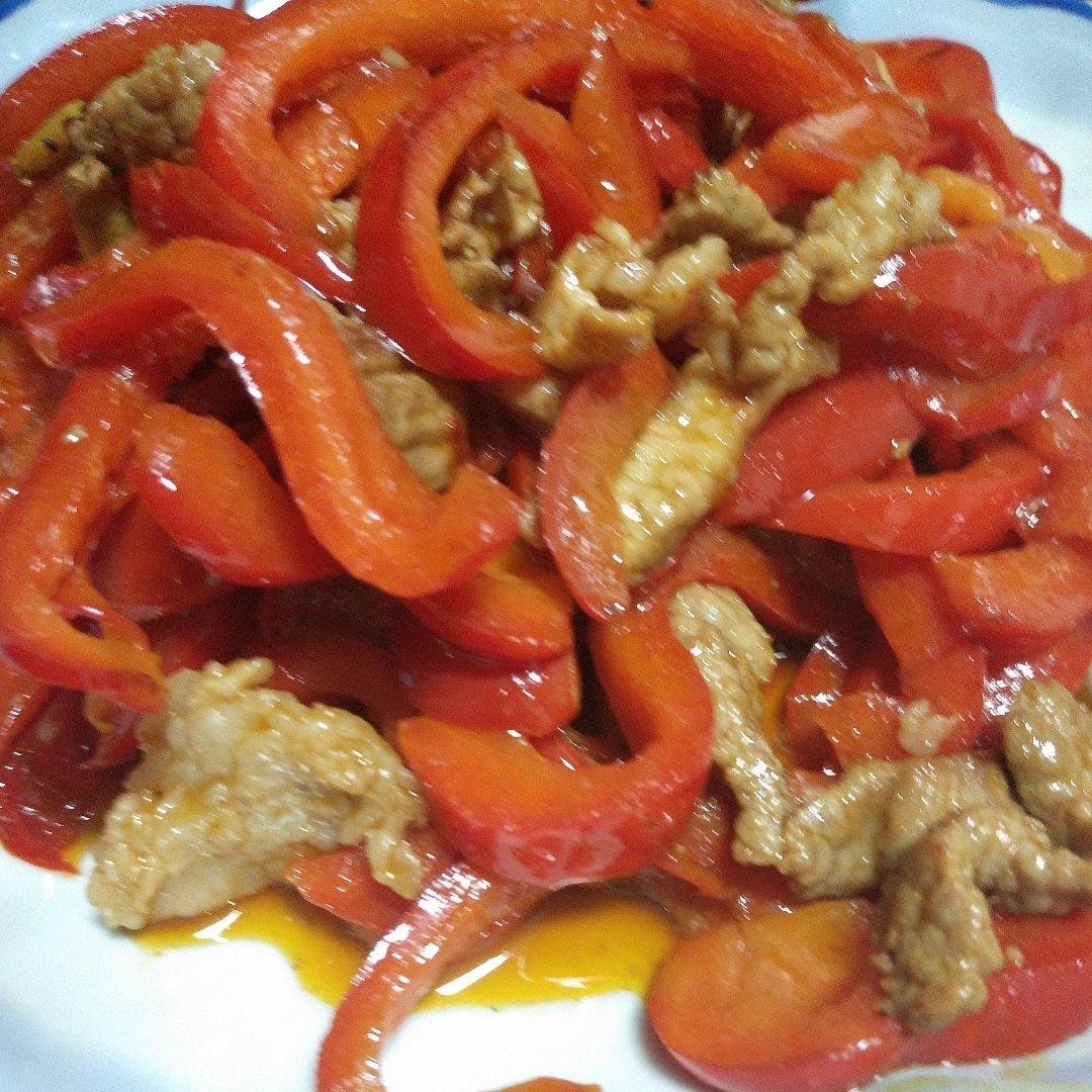 甜椒炒肉