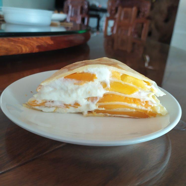 芒果千层蛋糕，100%成功告别煎皮无能