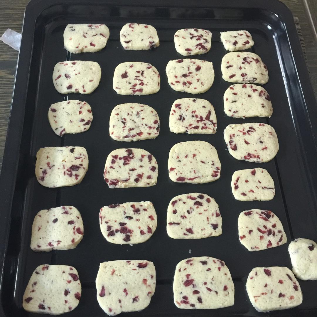 低糖少油版蔓越莓饼干