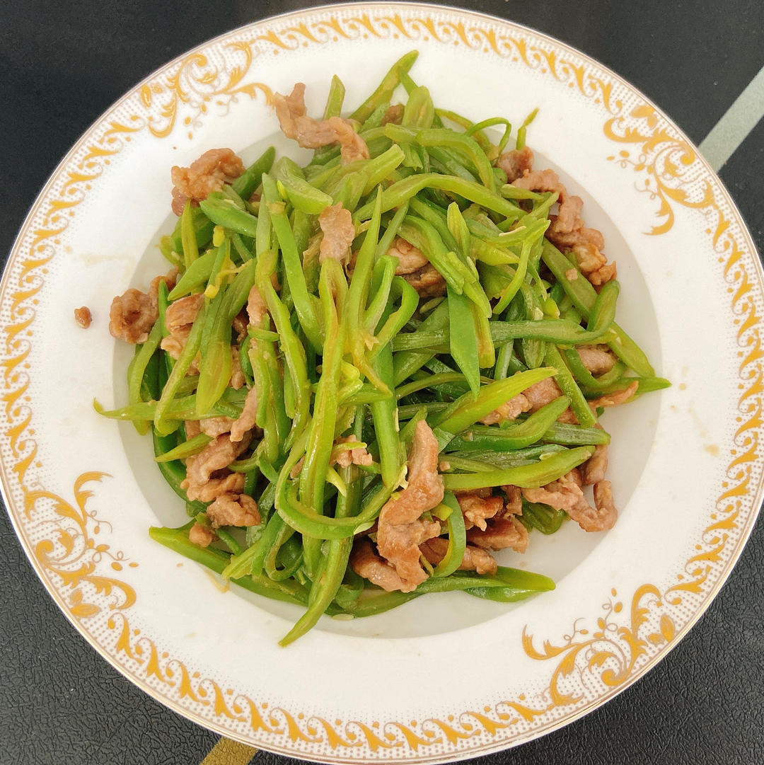扁豆角炒肉