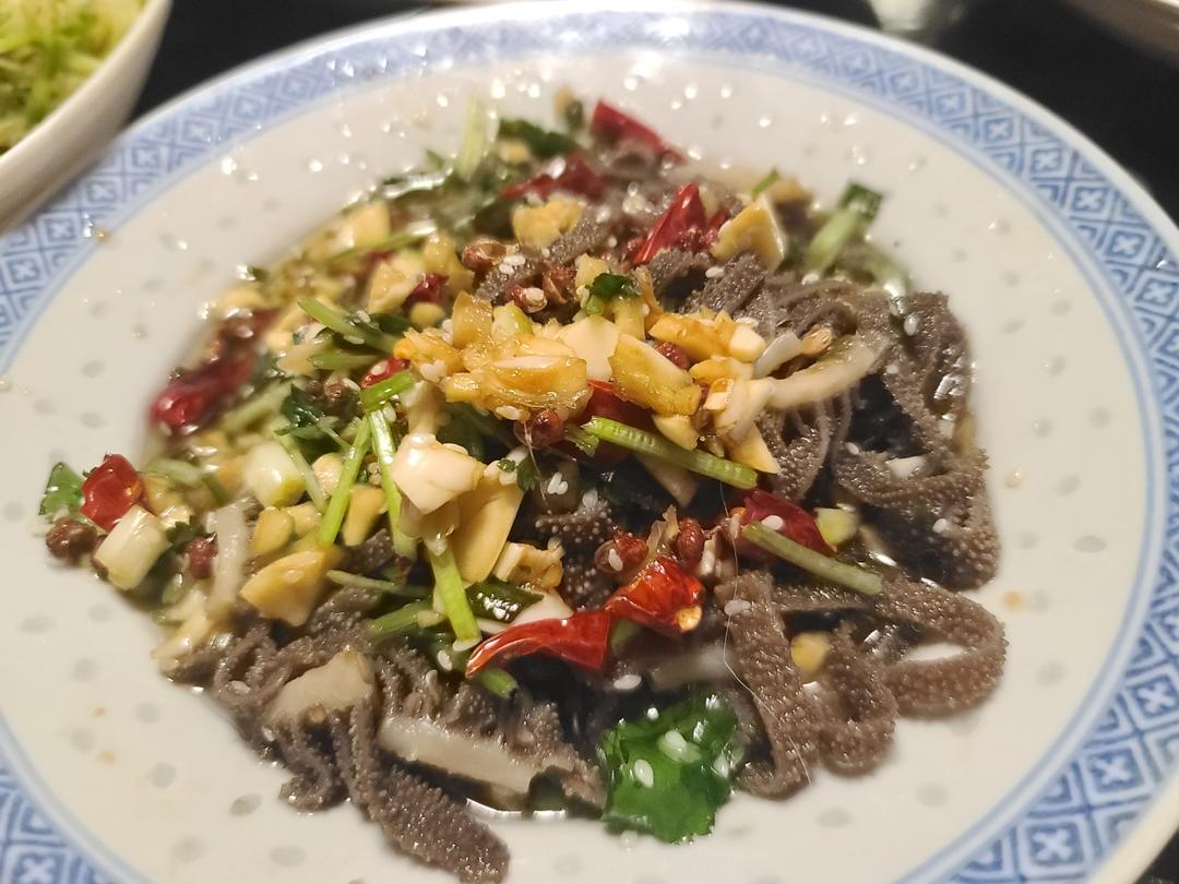 凉拌牛百叶 炝毛肚