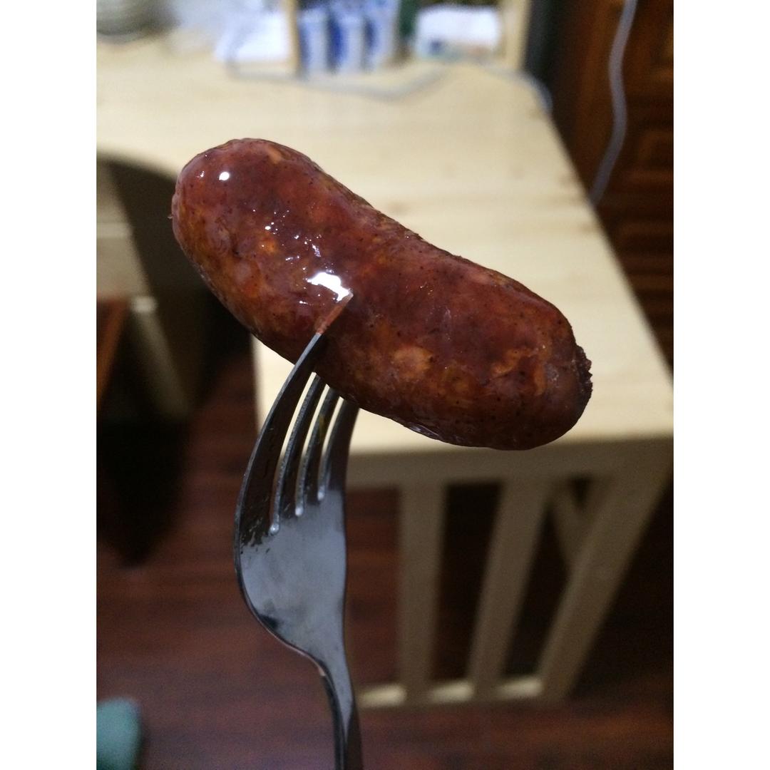 自制黑椒风味脆皮肠--多图详解手工灌肠