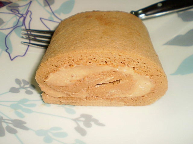 甘纳许巧克力蛋糕卷