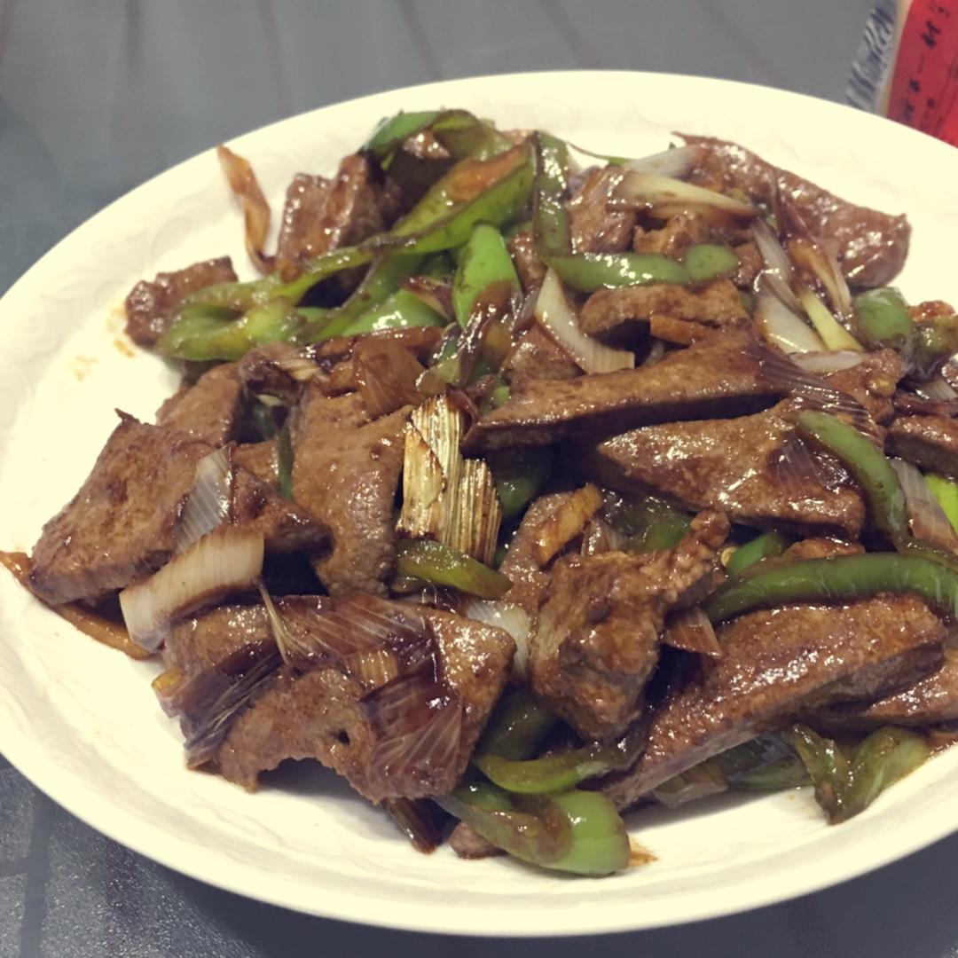 葱爆肝尖