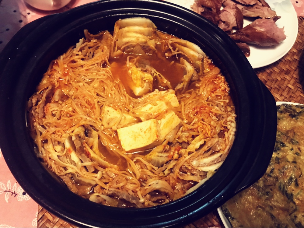韩式白菜牛肉锅的做法
