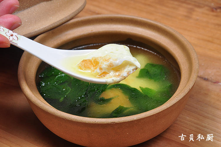 薄荷鸡蛋汤的做法