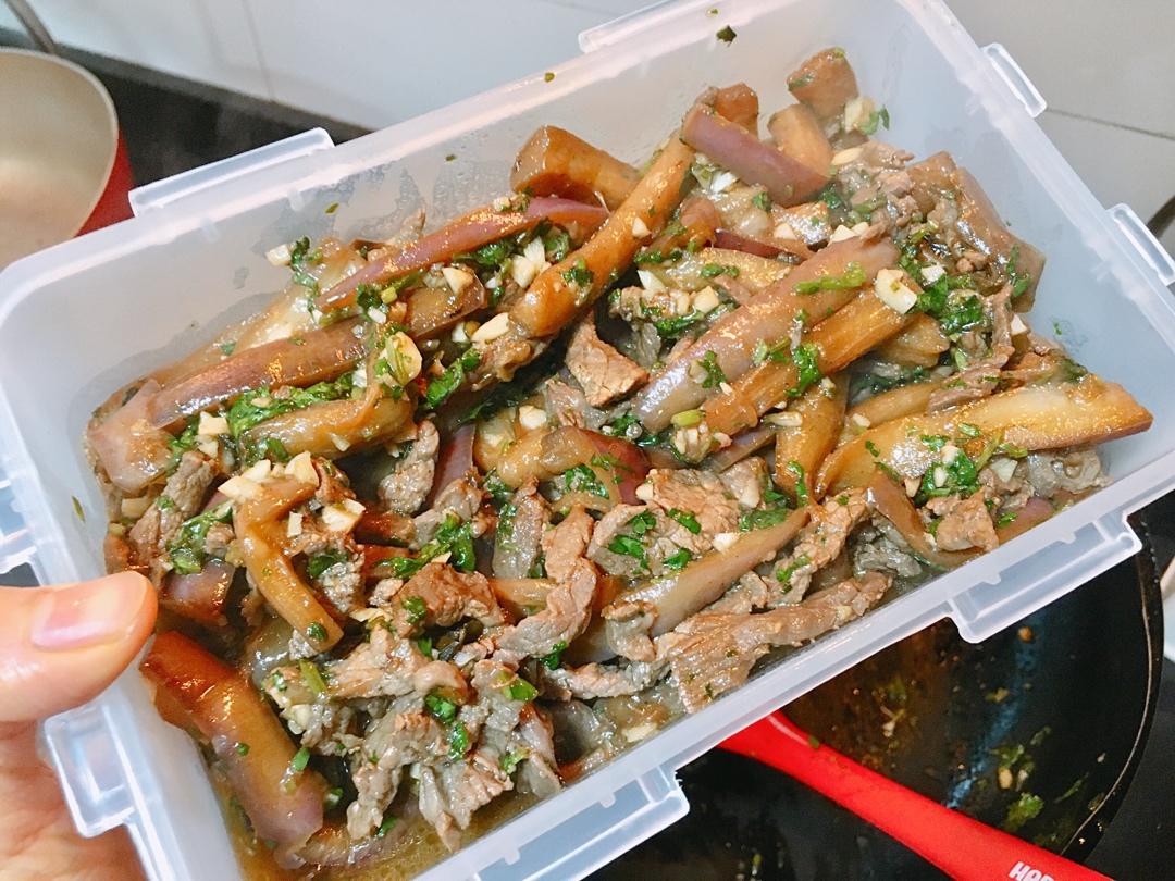 【健康三餐】下饭的牛肉炒茄子