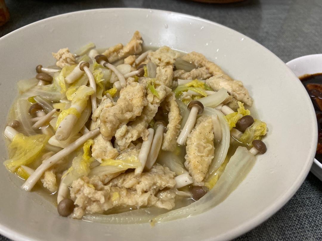 白菜酥肉