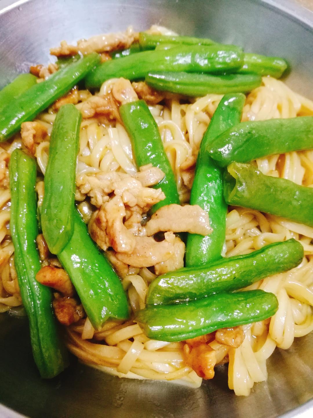 豆角焖面