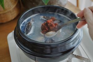 韩国草堂海鲜嫩豆腐汤的做法 步骤10
