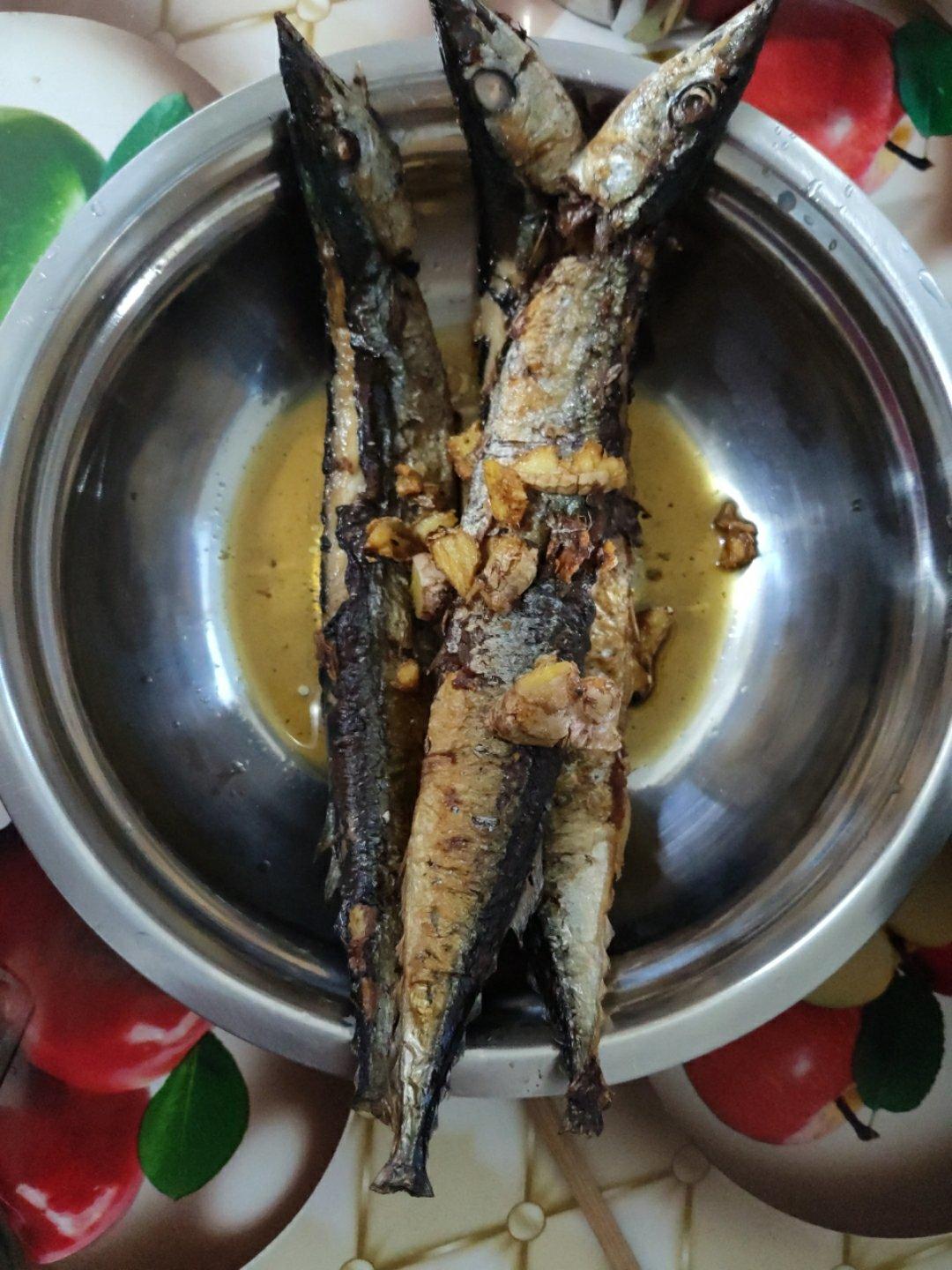 香煎秋刀鱼