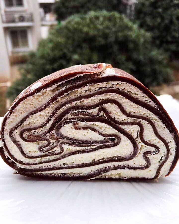 可可千层蛋糕卷