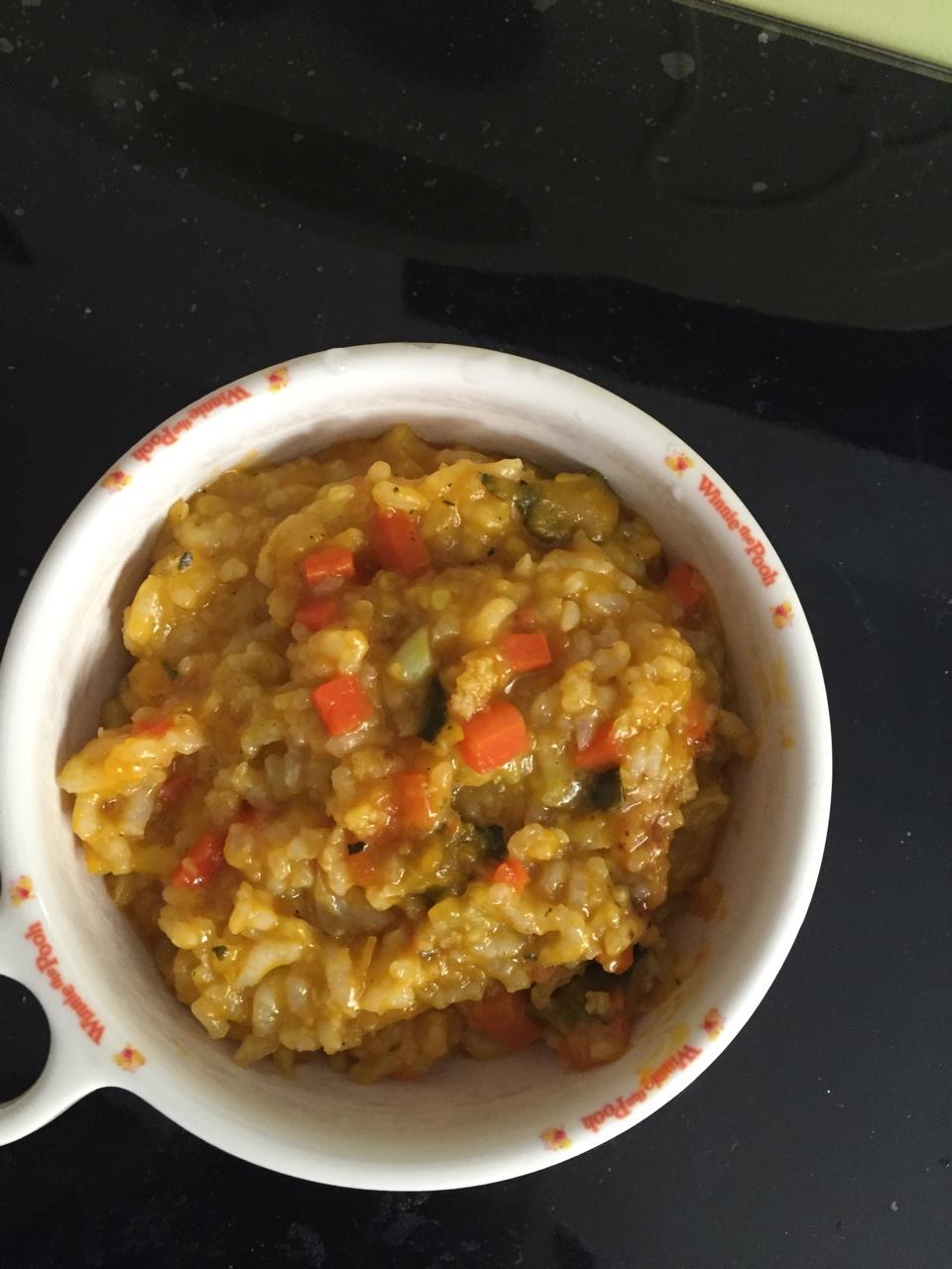 宝宝辅食：南瓜酱汁炒饭