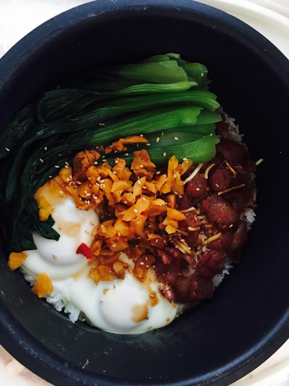腊味煲仔饭（电饭煲版）