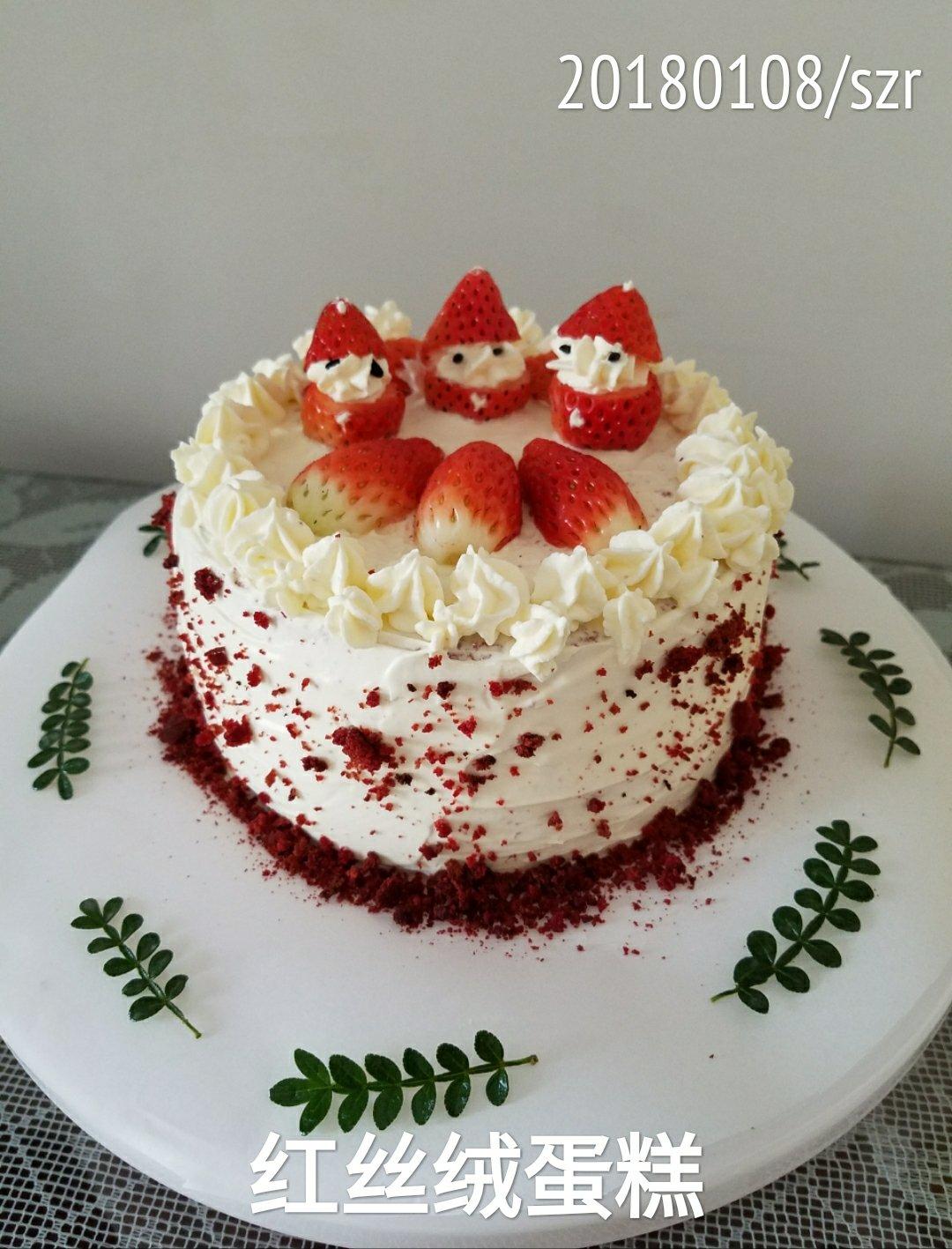 暖心红丝绒蛋糕［6寸绵软戚风版 ］