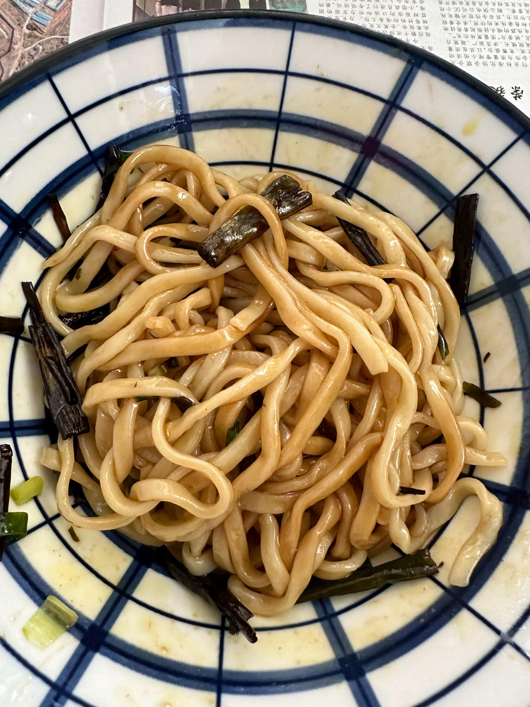 正宗的葱油拌面