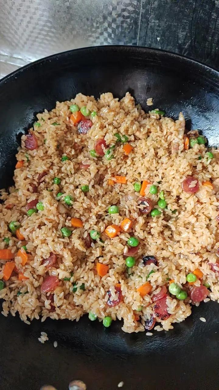 土豆炒糯米饭
