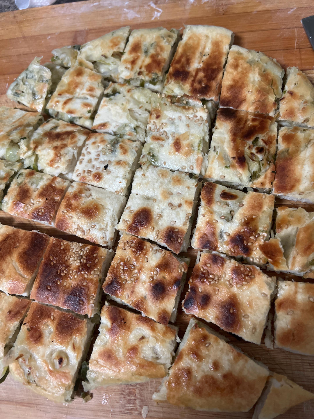 葱花千层大饼
