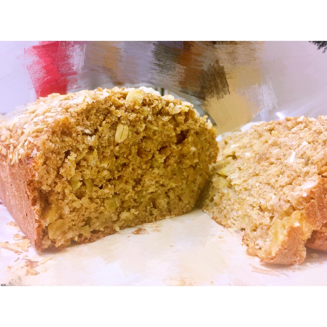 暖香燕麦苹果快手面包丨健康·烘焙