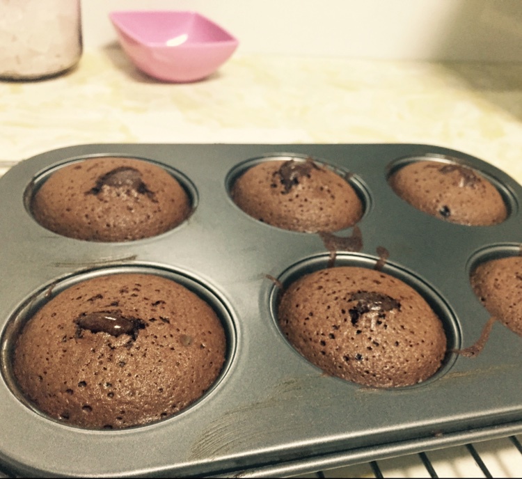 莫尼卡美食厨房：爆浆巧克力蛋糕